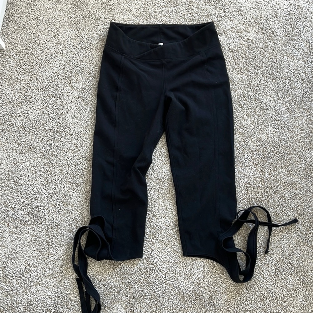 Free People cropped tie yoga pants